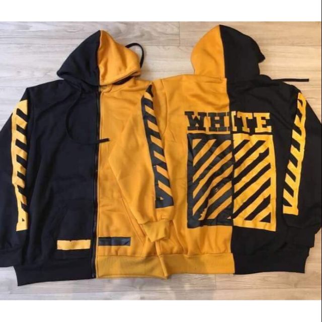 off white picture hoodie