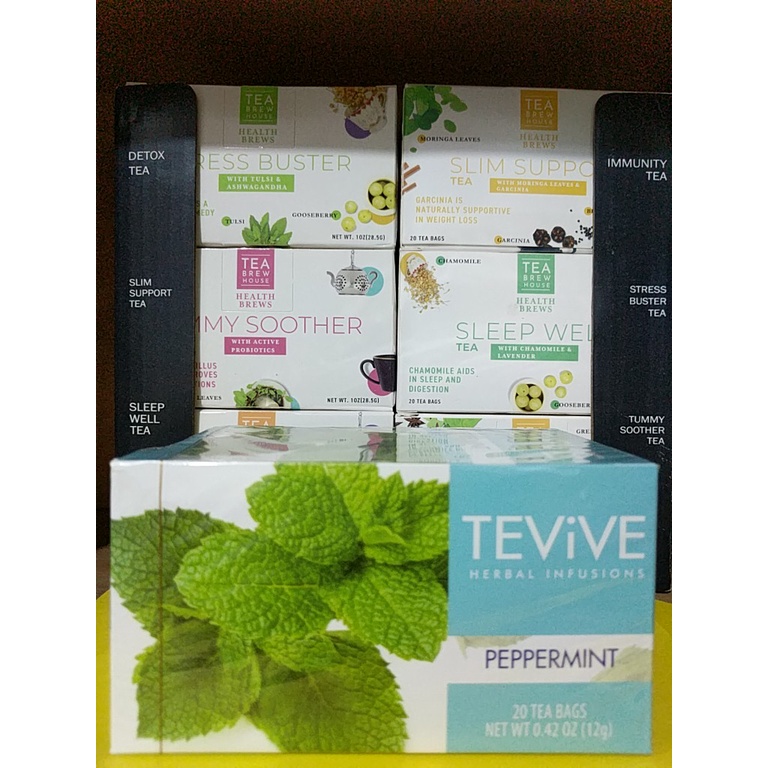 Peppermint Tea. 20 tea bags TEViVE Expiry Date January 2023 Shopee