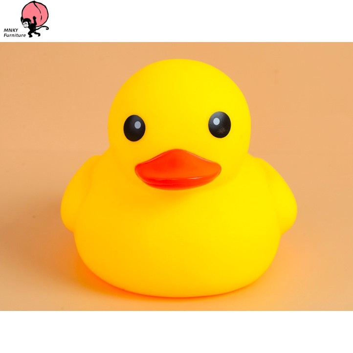 Rubber Squeaky Duck Yellow Duck Baby Bath Toys with Sound Shopee