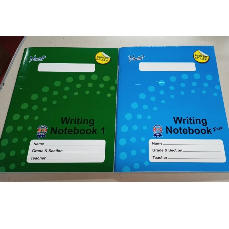 K-12 Vanda Writing Notebook Grade 1 / Prep (10pcs) | Shopee Philippines