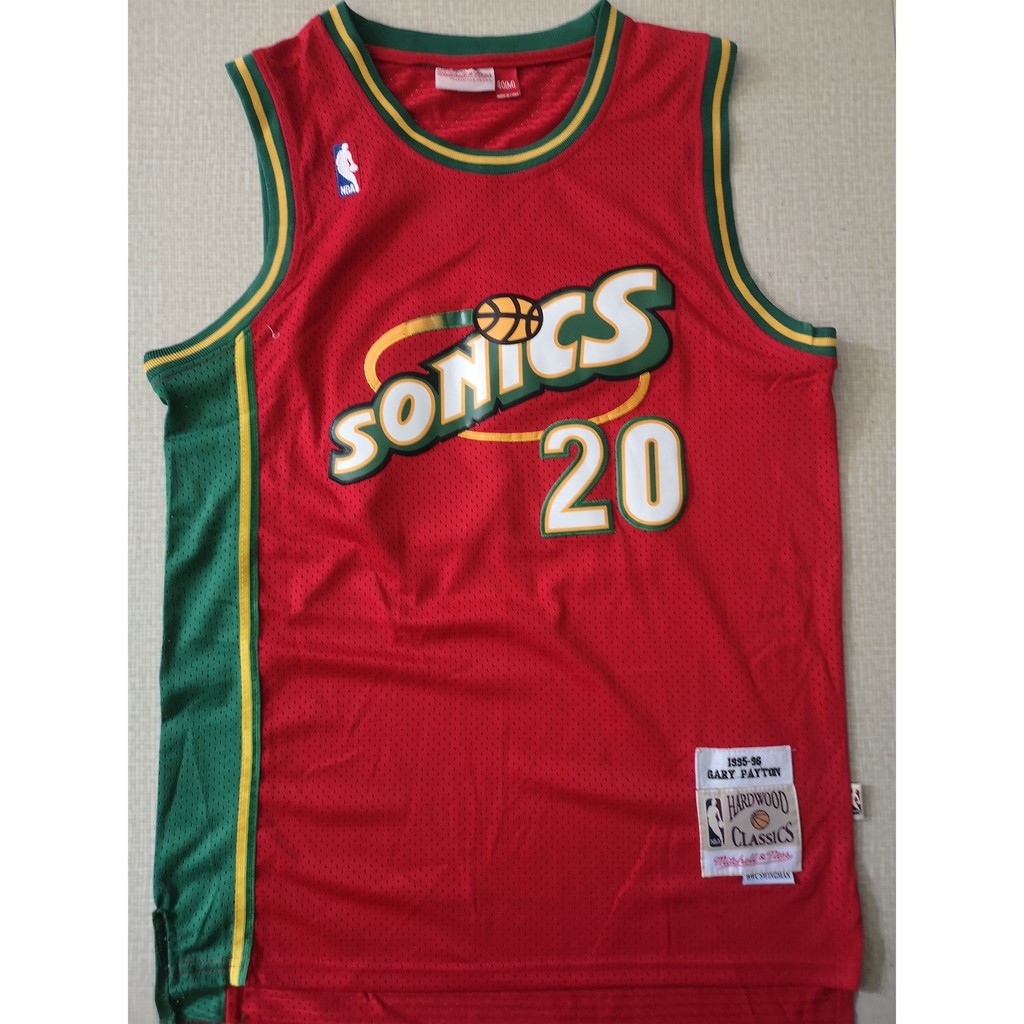red supersonics jersey