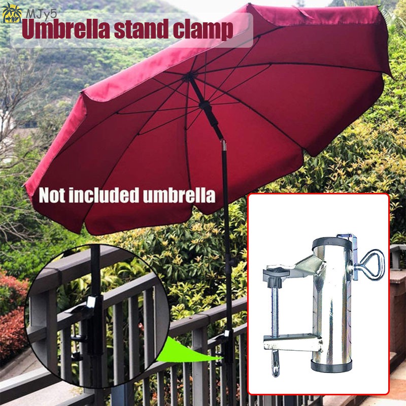 Mjy5 Heavy Umbrella Clamp Umbrella Stand Bench Buddy Patio Umbrella Holder Premium Umbrella Mount Clamp For Beach Courtyard Shopee Philippines