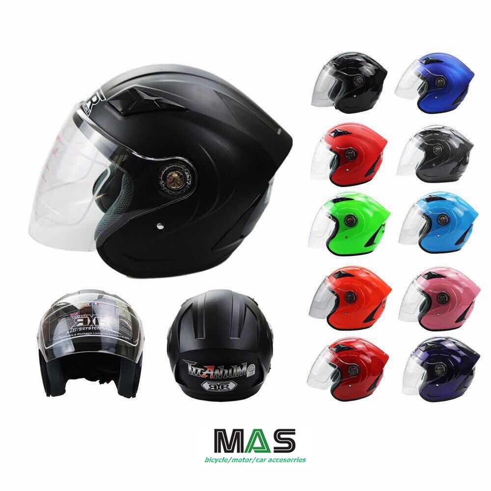 rxr open face motorcycle helmet