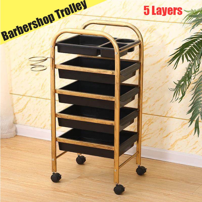 Barber trolley 5 LAYERS SALON TROLLEY | Shopee Philippines
