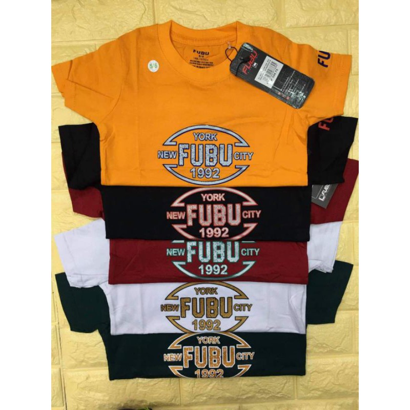 Fubu Branded Overruns Shirt For Kids Shopee Philippines - blue fubu roblox