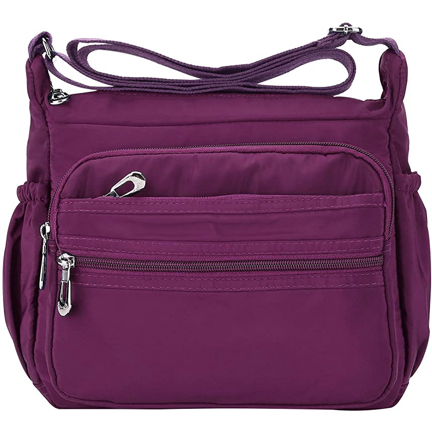 NOTAG Crossbody Waterproof Shoulder Messenger Bag (Purple) | Shopee ...