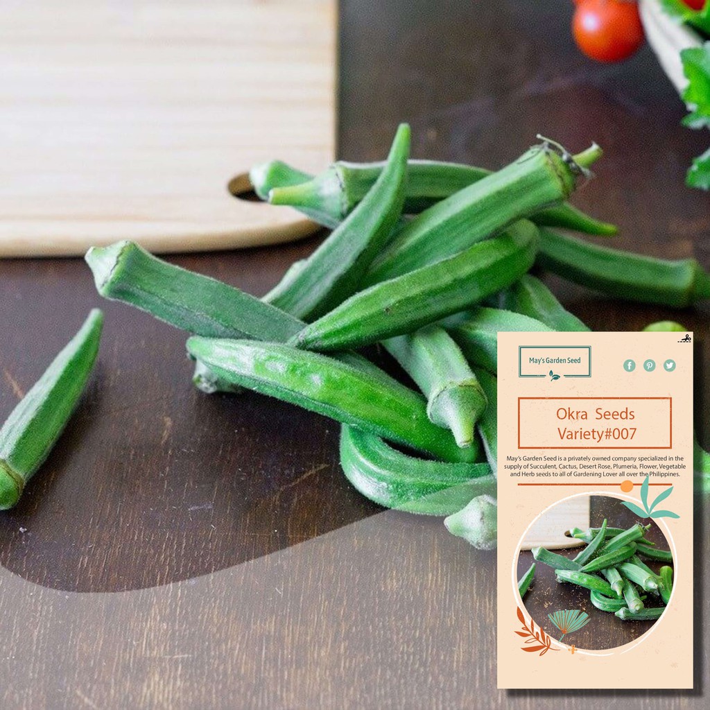 Okra Seeds, Vegetable Seeds007 Shopee Philippines