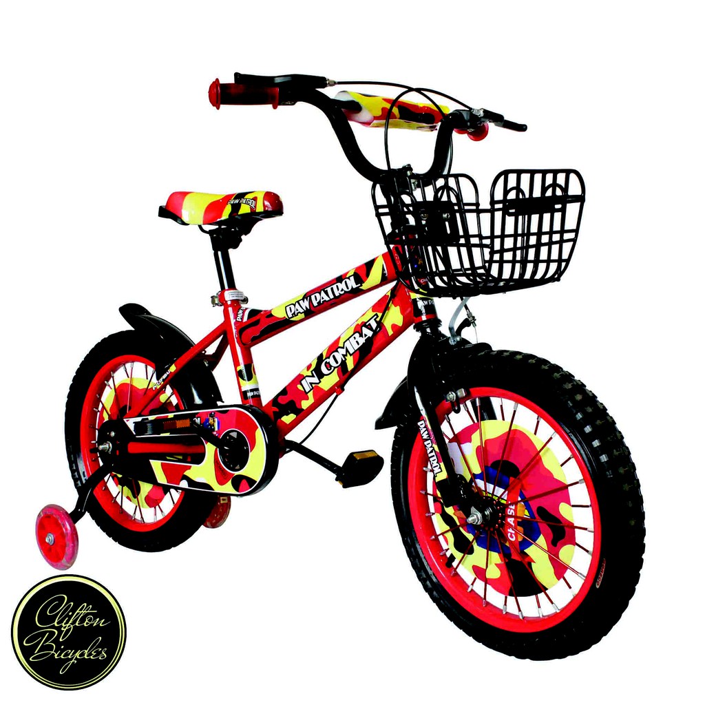 paw patrol kids bike