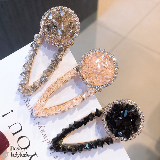 Korean Style Girl Sweet Style Simple Hair Clip Diamond Hair Pin