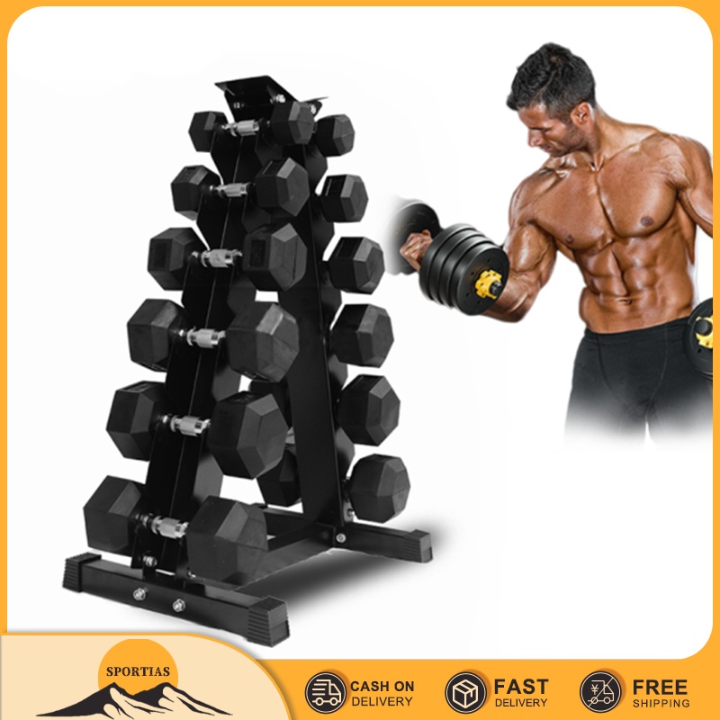 Dumbbell rack fitness weightlifting dumbbell bracket weight support ...