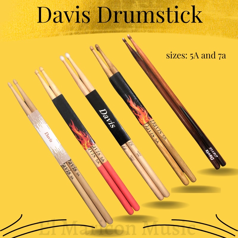 Davis drumstick series Maple wood / Solid Maple wood / Kamagong wood