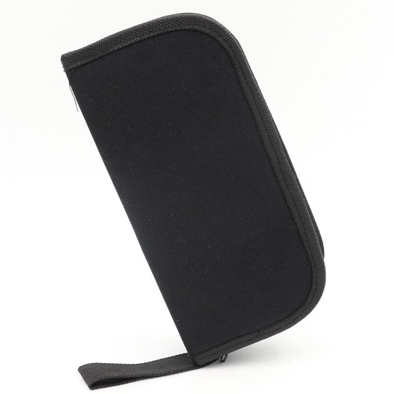 Nylon Watch Repair Tool Bag with Zipper Small Size Black #7