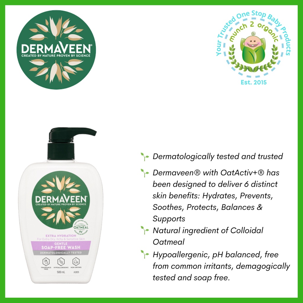 Dermaveen Extra Gentle Soap Free Wash 500ml Shopee Philippines