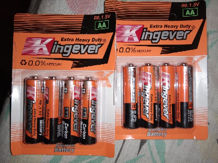 Kingever Extra Heavy Duty Battery AAA,AA Shopee Philippines