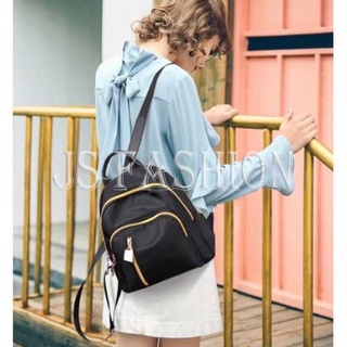 JS~Mini Korean Bag School Cute Bags Plain Back Pack