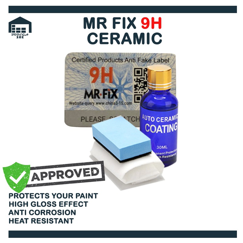 Original Mr Fix Ceramic Coating 9H 30ML Auto Nano Crystalline Coating 