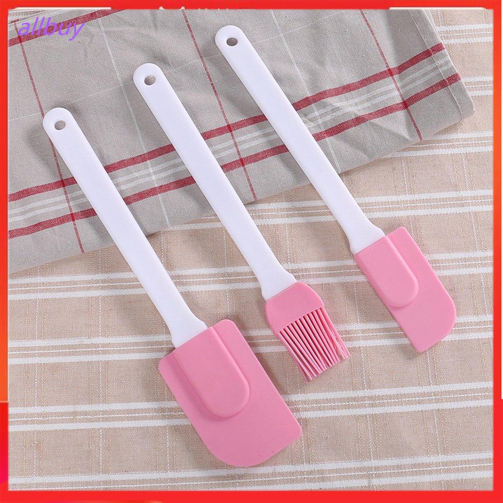 allbuy] 3pcs Baking Tools Silicone Scraper ThreePiece Set