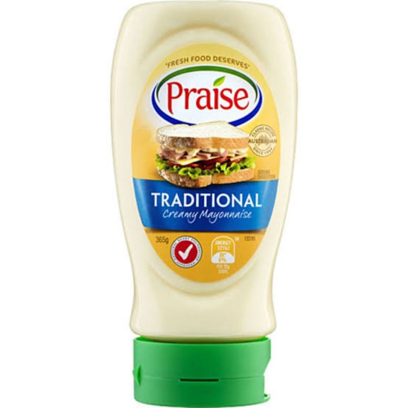 Praise TRADITIONAL CREAMY MAYONAISE 365GR Shopee Philippines