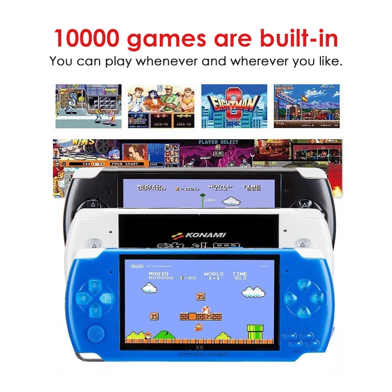 x6 handheld game list