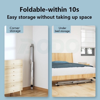 2.4M/3 Rail Sampayan Foldable Heavy Duty Hanger For Clothes Stainless Outdoor Laundry Drying Rack #9