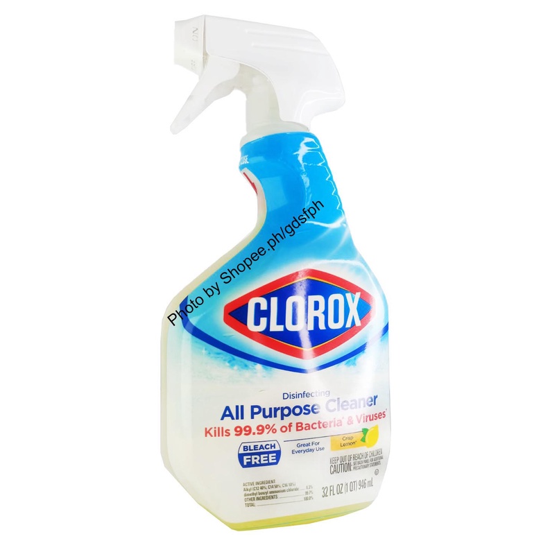 Clorox ALL Purpose Cleaner Crisp Lemon 32 oz 946ml Shopee Philippines