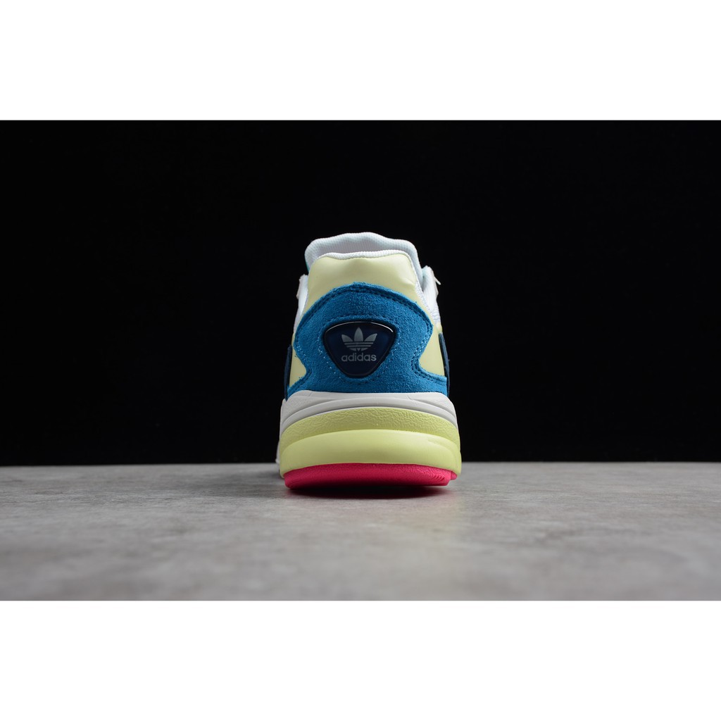adidas falcon white blue
