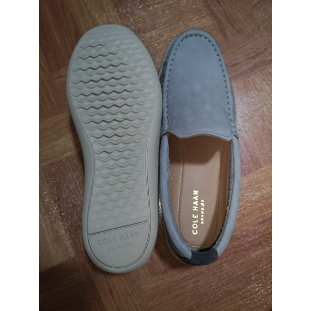 cole haan grey loafers