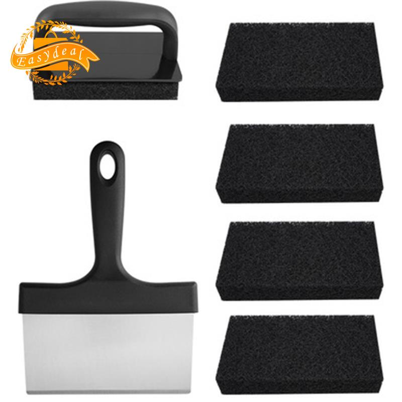 Versatility Griddle Cleaning Kit Grill Cleaner Tool Set for Hot or Cold