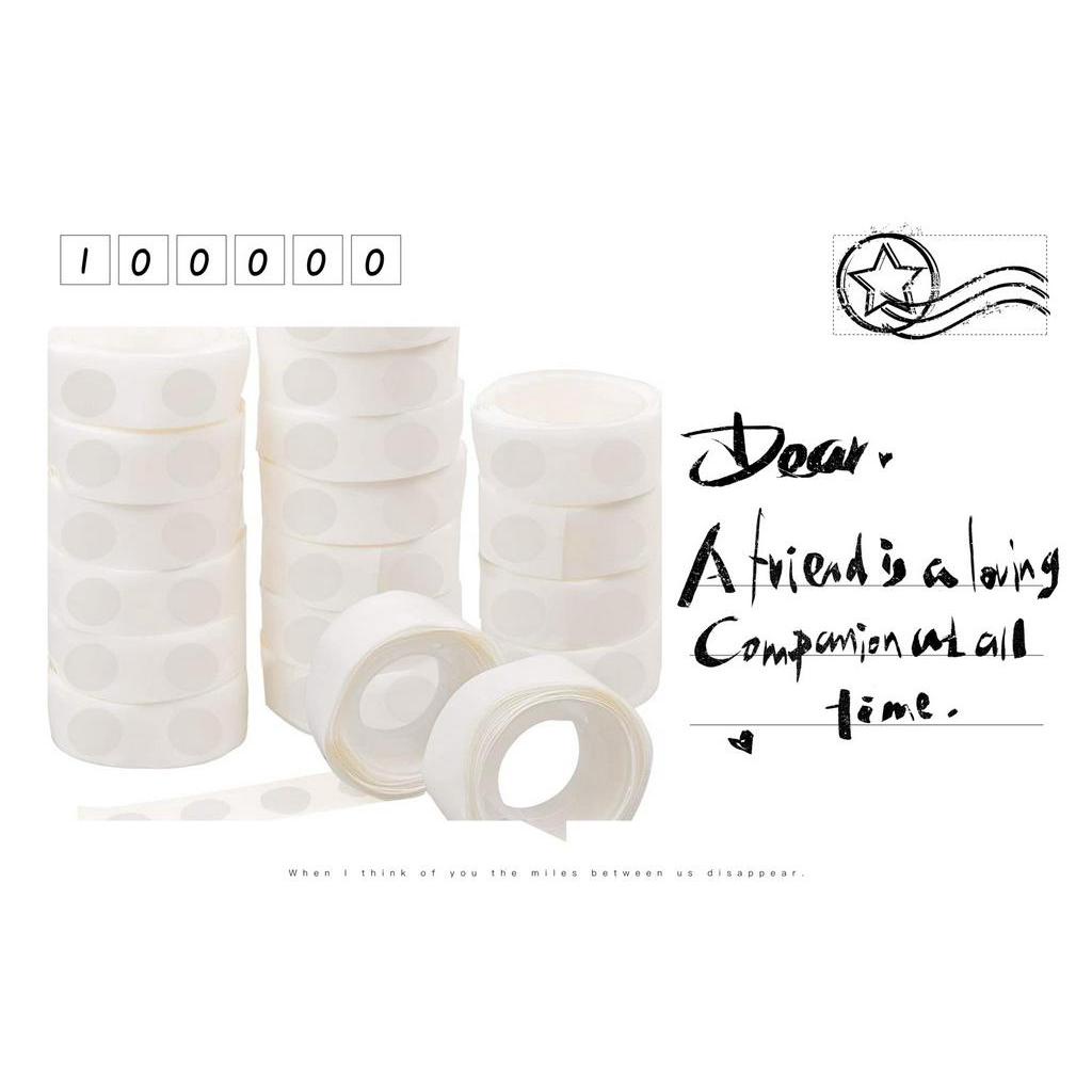 100 PCS Ready Stock Dot Sticker Balloon Glue Removable Adhesive Dots