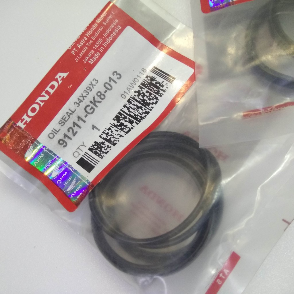 Genuine Honda Pully Seal 34x39 SET(4pcs) Honda Beat Carb Beat Fi V1