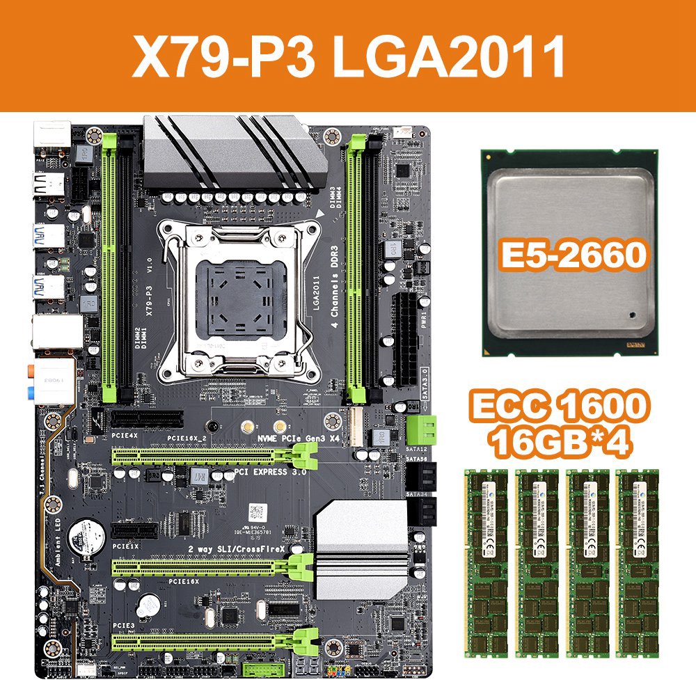 X79 P3 Lga 11 Atx Gaming Motherboard Ddr3 Ram Memory Nvme M 2 Ssd Support For Intel Xeon Core Cpu With E5 2660 Cpu Shopee Philippines