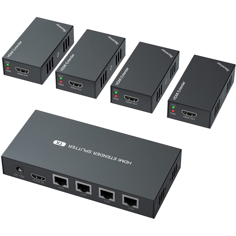 HDMI Splitter extender 1X4 extender HDMI over multiple