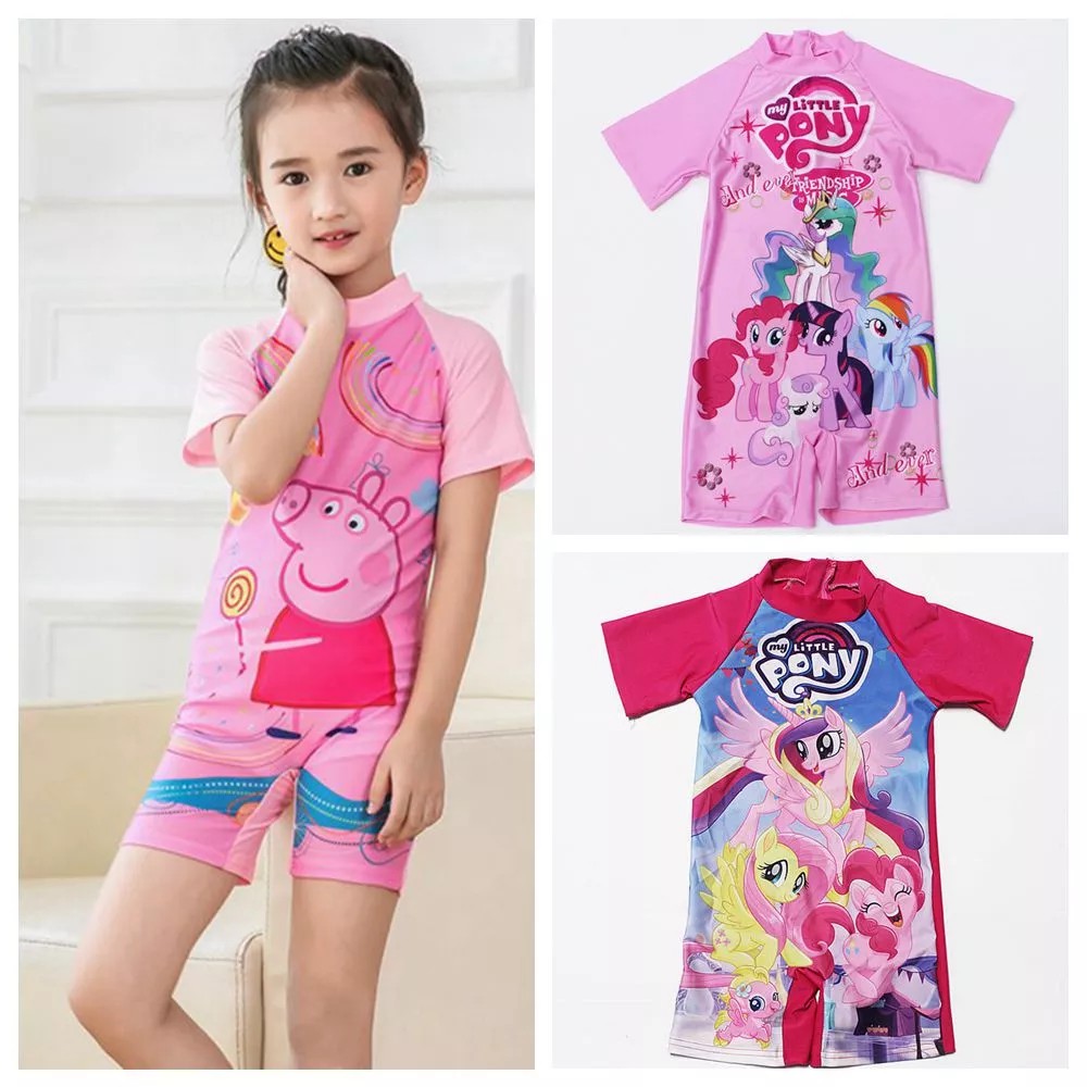 2 11Yrs Kid s Swimming Suit Girls Cartoon One pieces 2 11Yrs Kid s Swimming Suit Girls Cartoon One pieces