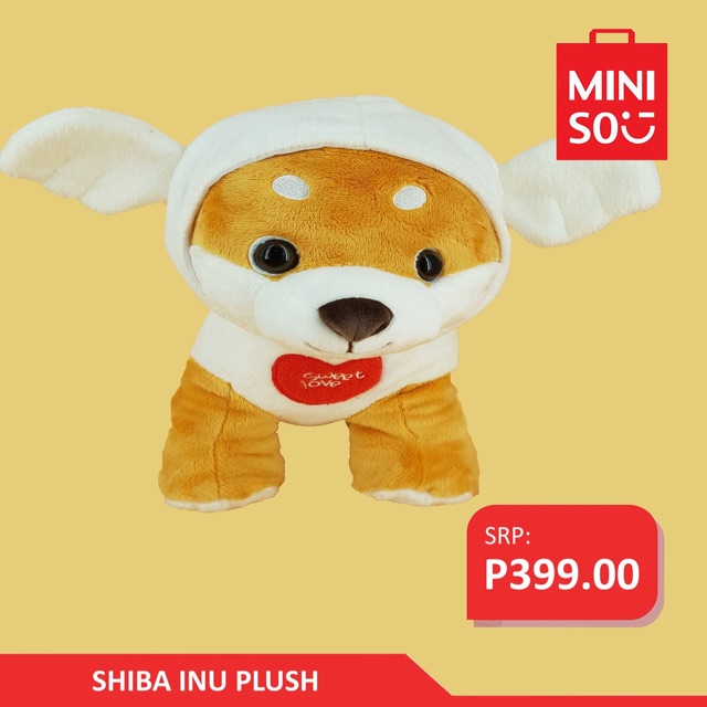 shiba inu plush miniso