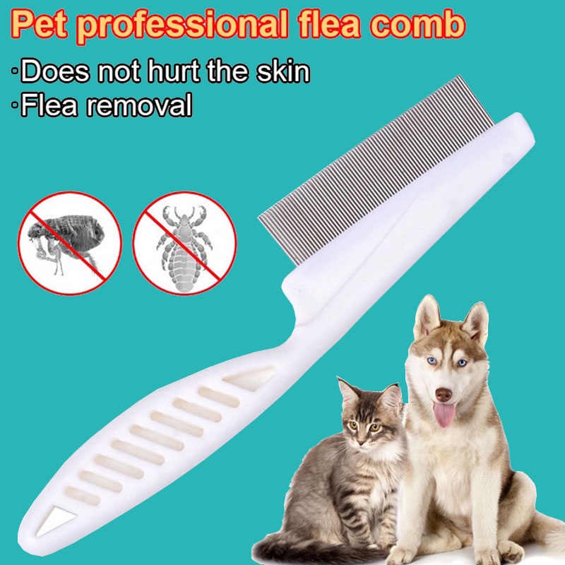 Dog Hair Brush for Tick and Flea Comb Super Dense Needle Brush Dog Hair