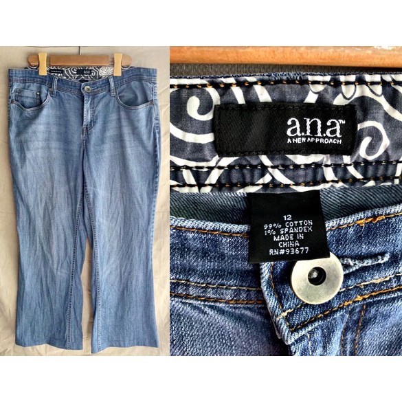womens size 12 pants in inches