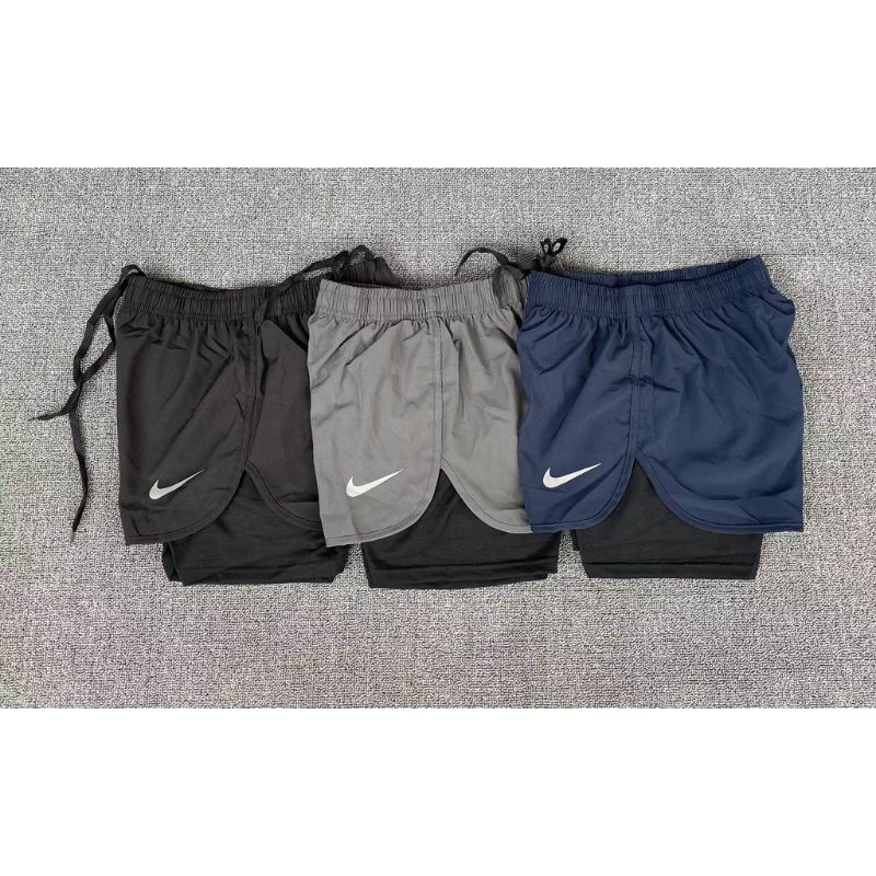 Nike Sports Dri Fit Quick Dry Gymn Shorts with Cycling for Men and ...