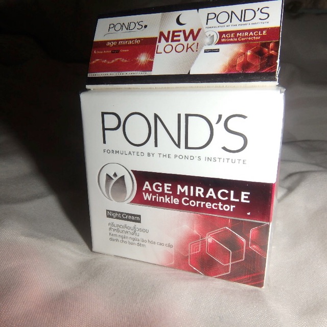 ponds age miracle wrinkle corrector night cream