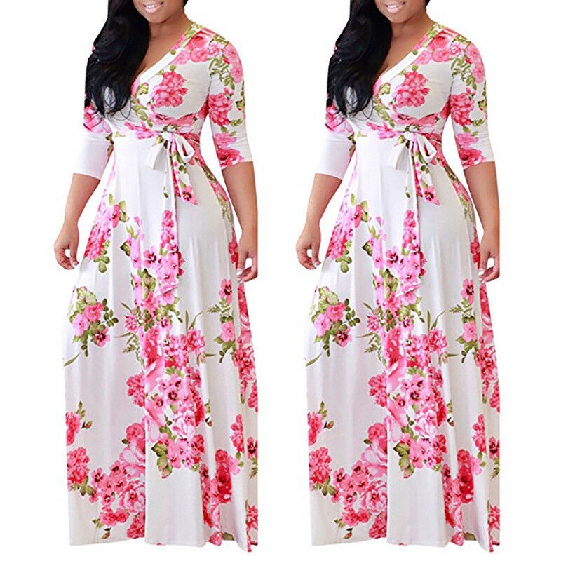 hippie maxi dress plus size