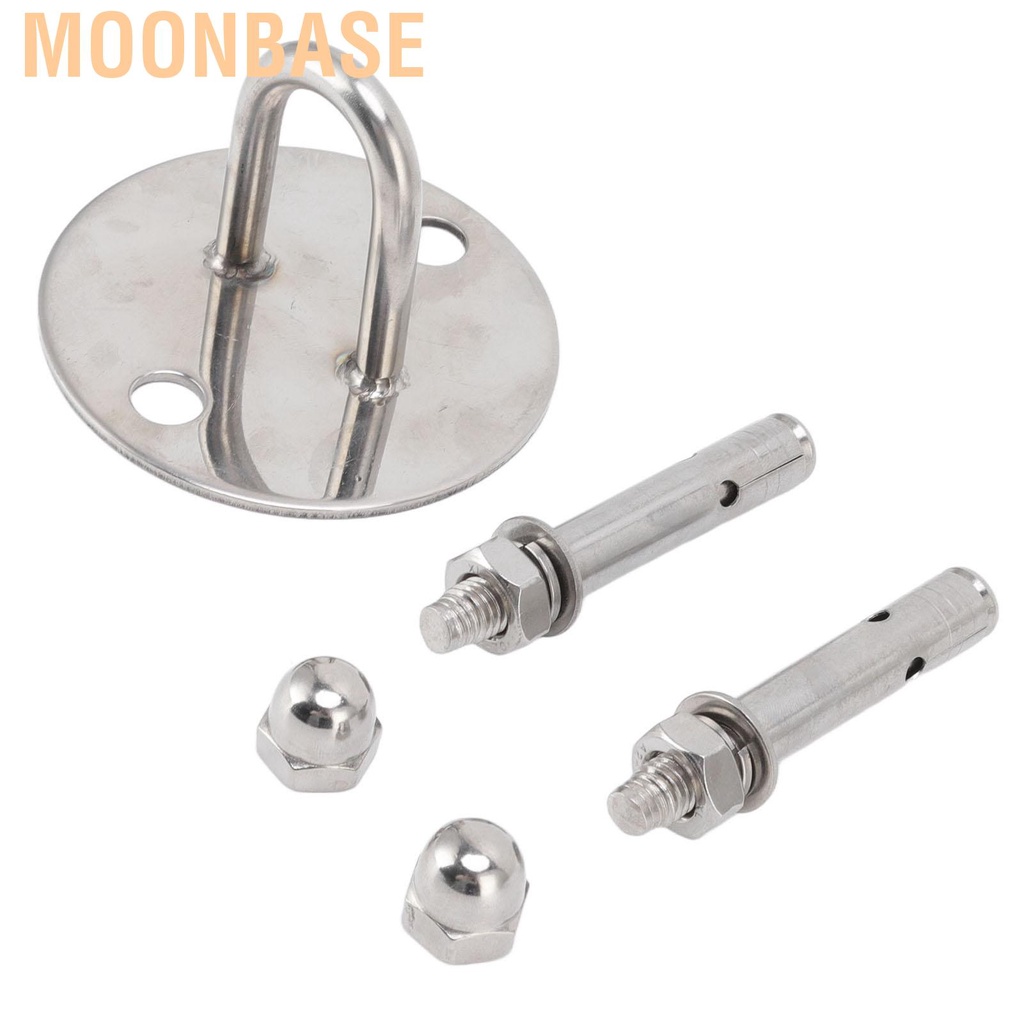 Moonbase Stainless Steel Ceiling Hook U Shaped Mount Hanger for Swimming Pool Lane Lines Hammock Swing Chair