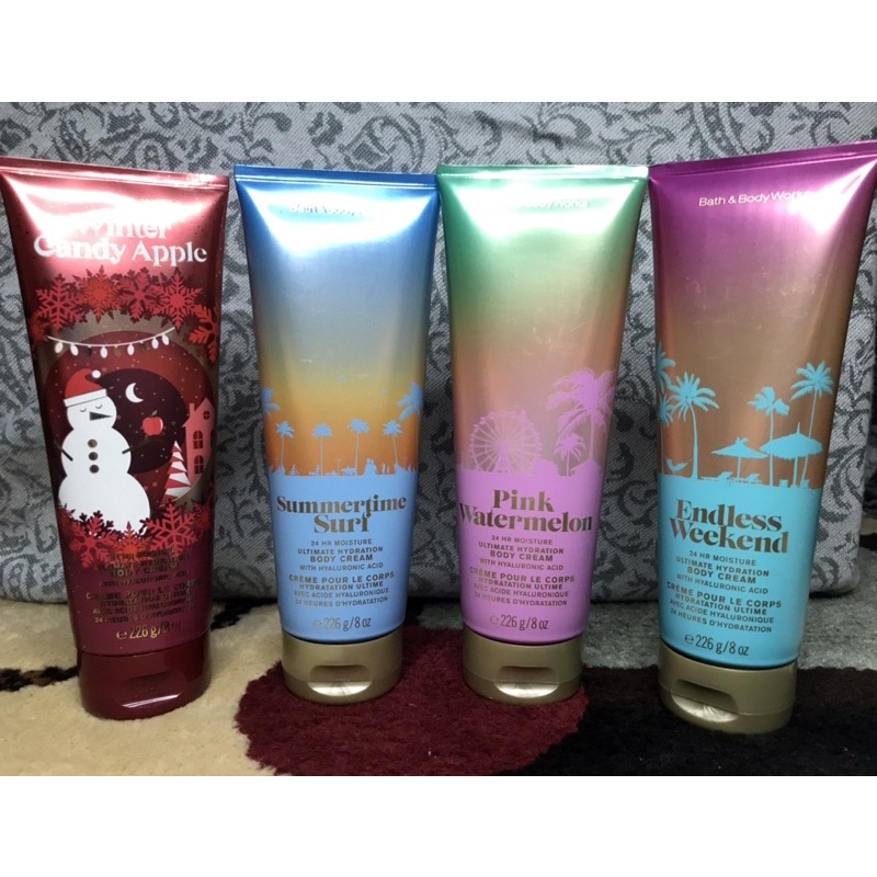 BATH AND BODY WORKS 24 Hour MOISTURE ULTIMATE HYDRATION BODY CREAM WITH