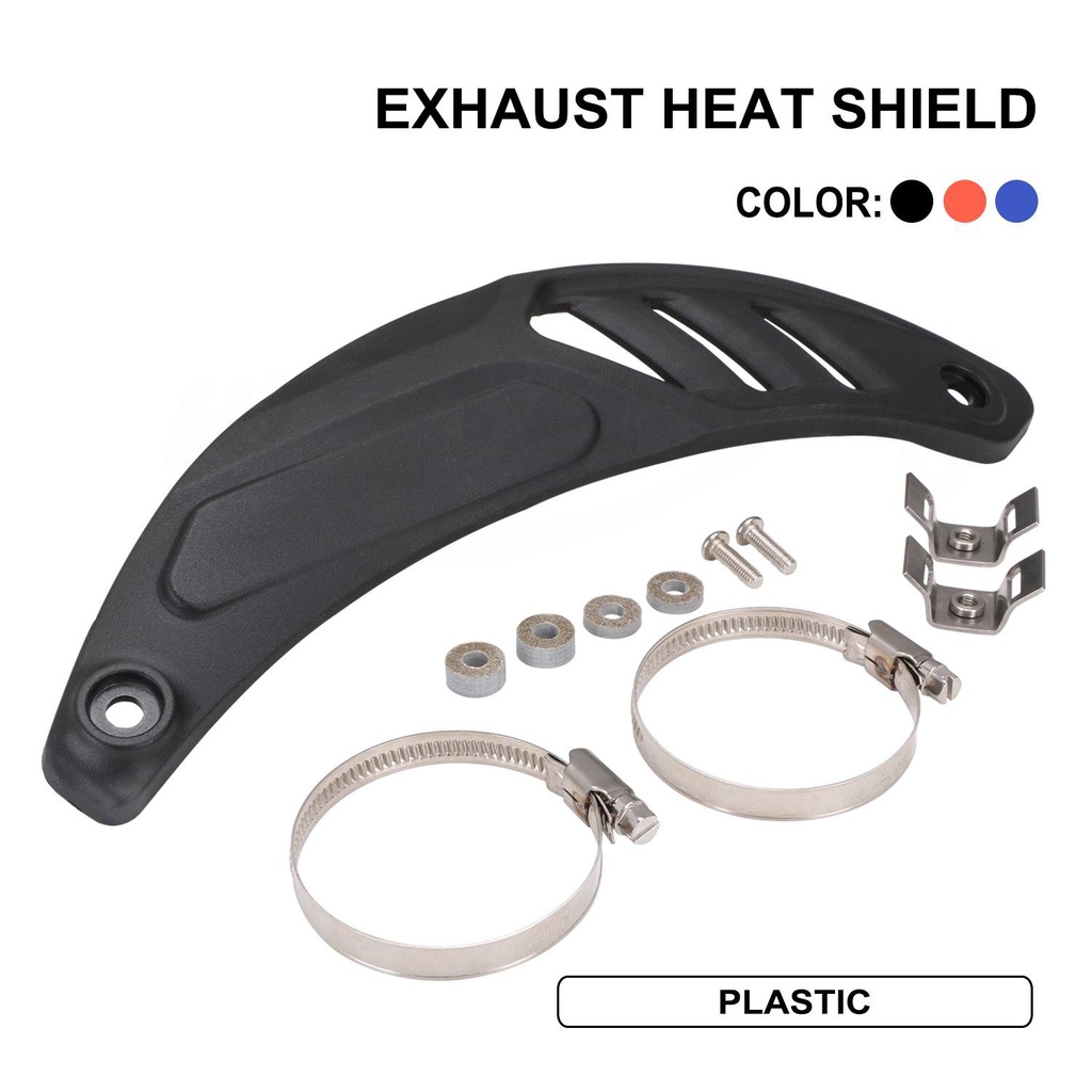 Universal Exhaust Heat Shield Motocross Motorcycle Exhaust Silencer Tube Heat Shield Protector