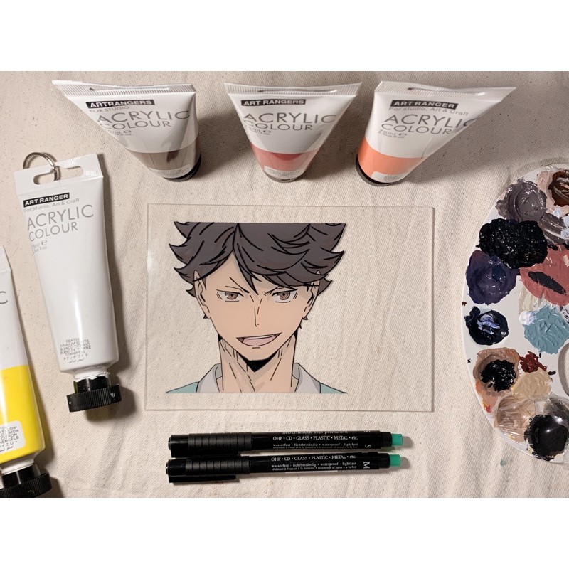 Oikawa Anime Glass Painting Shopee Philippines