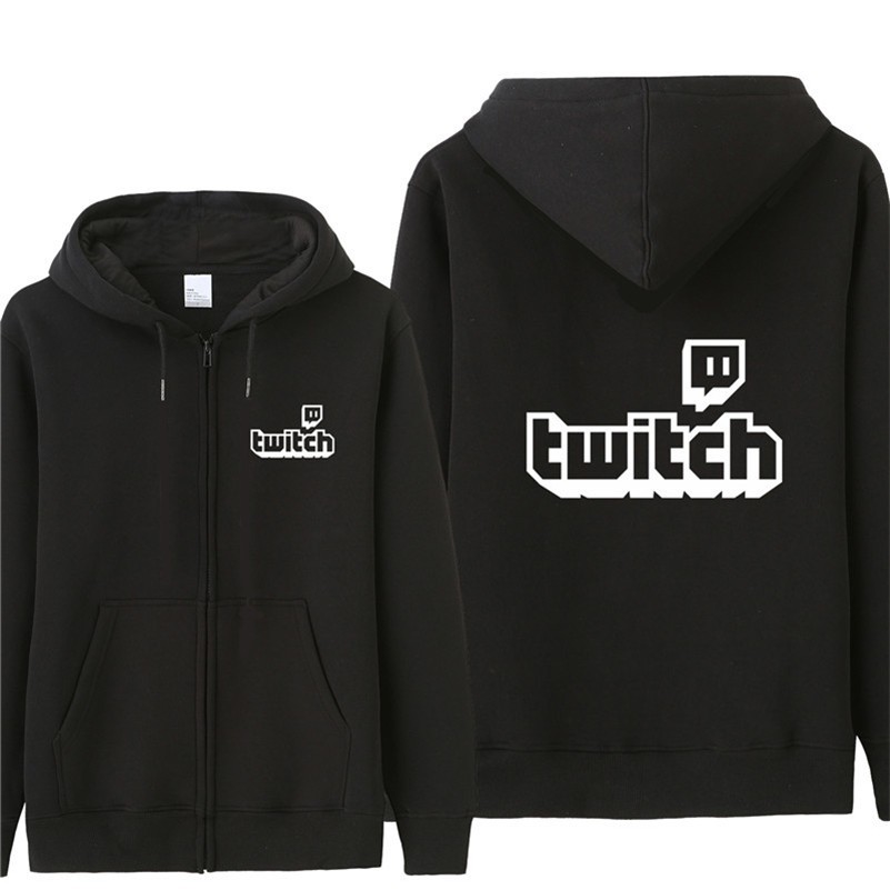 black twitch hoodie