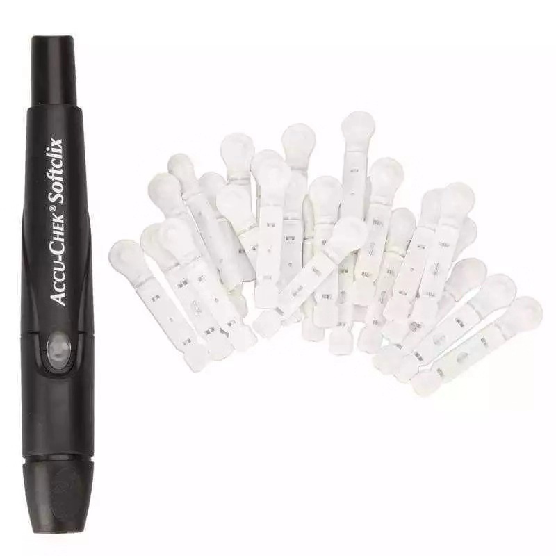 Spot Goods AccuChek Softclix FastClix Lancet device Accuchek kit