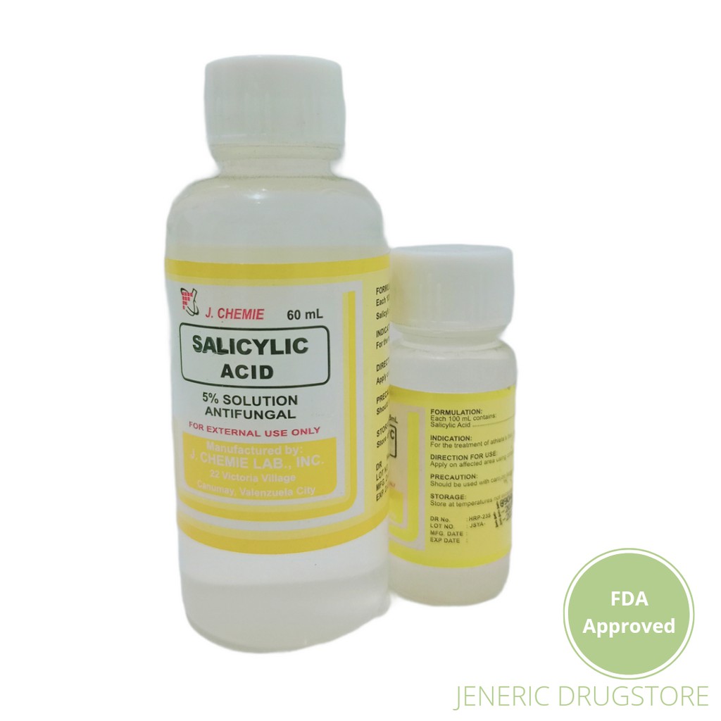 Salicylic Acid Solution for warts, calluses, psoriasis, dandruff, acne, ringworm Personal Care