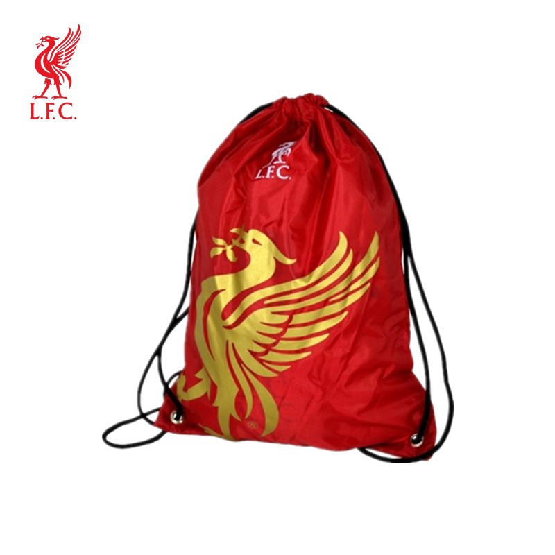 Liverpool Football Club Gym Bag Bundle Pocket LFC Drawstring Bag