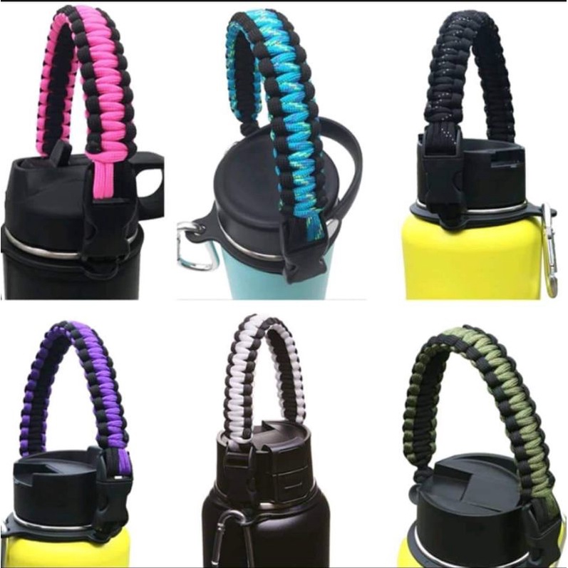 Aquaflask Accessories Paracord Cup Rope Water Bottle Handle Colored