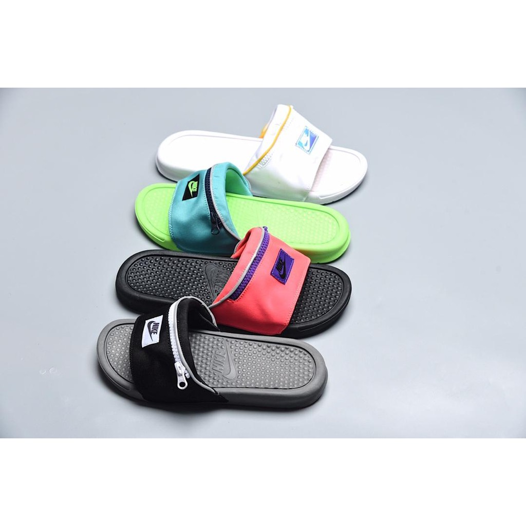 nike slippers with pocket