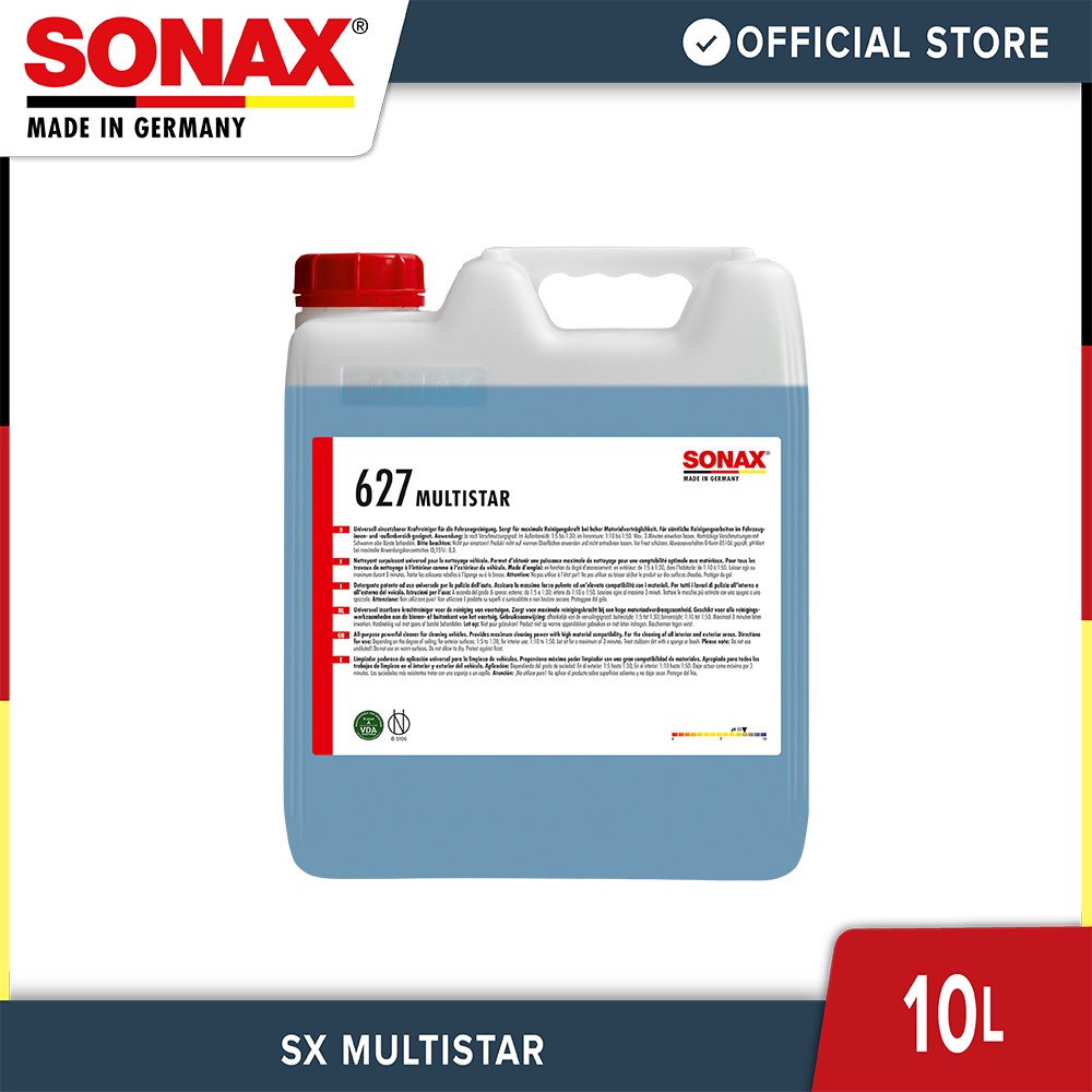 Sonax SX MultiStar Car Cleaner 10 liters Shopee Philippines